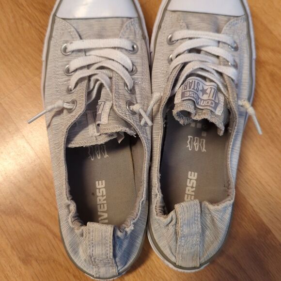 Converse Chuck Taylor All Star Shoreline Shoes Sneakers Womens Size 9 Gray - Picture 4 of 9
